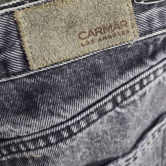 Carmar Women's Distressed Darkwash Jeans Size 25 - Picture 3 of 5